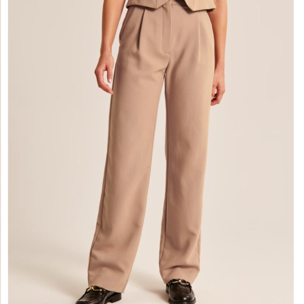 Abercrombie and Fitch Tailored Straight Pants Trousers